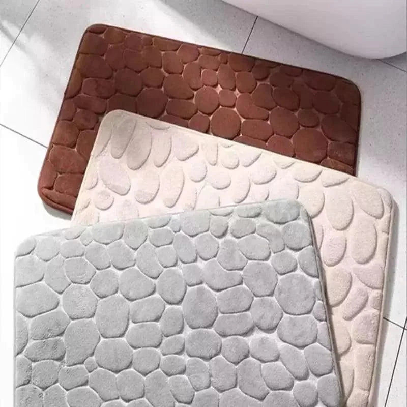 Monzzi Non-Slip Absorbent Cotton Bath Mat