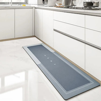 Monzzi Kitchen Non-Slip Mat with Triple Absorbent Layers