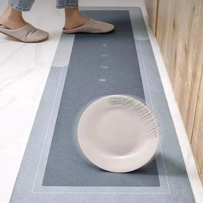 Monzzi Kitchen Non-Slip Mat with Triple Absorbent Layers