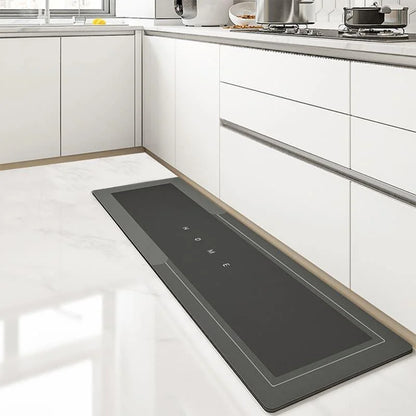 Monzzi Kitchen Non-Slip Mat with Triple Absorbent Layers