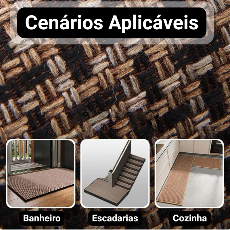 Monzzi Kitchen Geometric Pattern Non-Slip Washable Rug