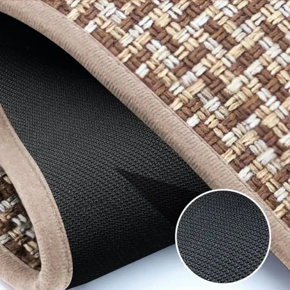 Monzzi Kitchen Geometric Pattern Non-Slip Washable Rug