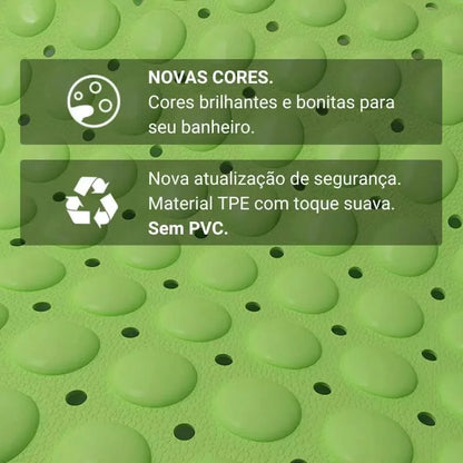 Monzzi Non-Slip Bathroom Mat with Suction Cup Safety