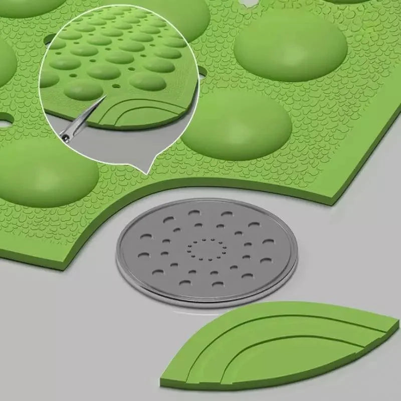Monzzi Non-Slip Bathroom Mat with Suction Cup Safety