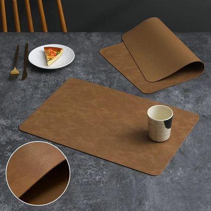 Monzzi Waterproof Leather Table Mat