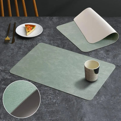 Monzzi Waterproof Leather Table Mat