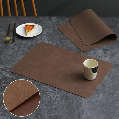 Monzzi Waterproof Leather Table Mat