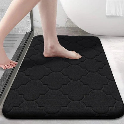 Monzzi Coral Velvet Non-Slip Absorbent Bath Mat