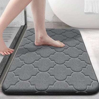 Monzzi Coral Velvet Non-Slip Absorbent Bath Mat