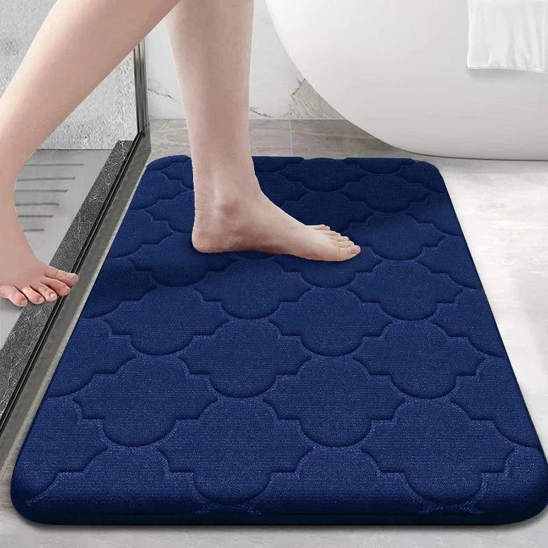 Monzzi Coral Velvet Non-Slip Absorbent Bath Mat