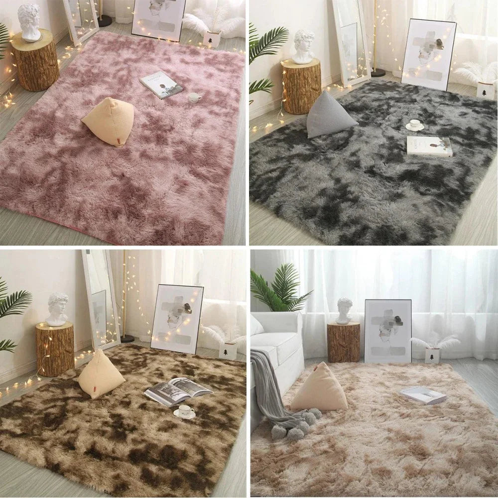 Monzzi Plush Non-Slip Area Rug for Living Room and Bedroom
