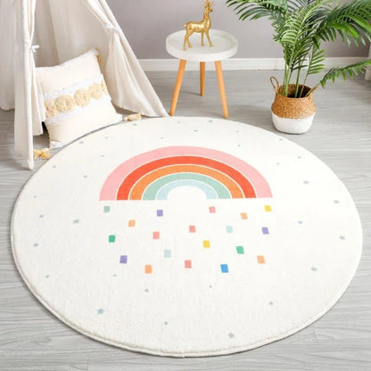 Monzzi Premium Non-Slip Rainbow Kids' Rug