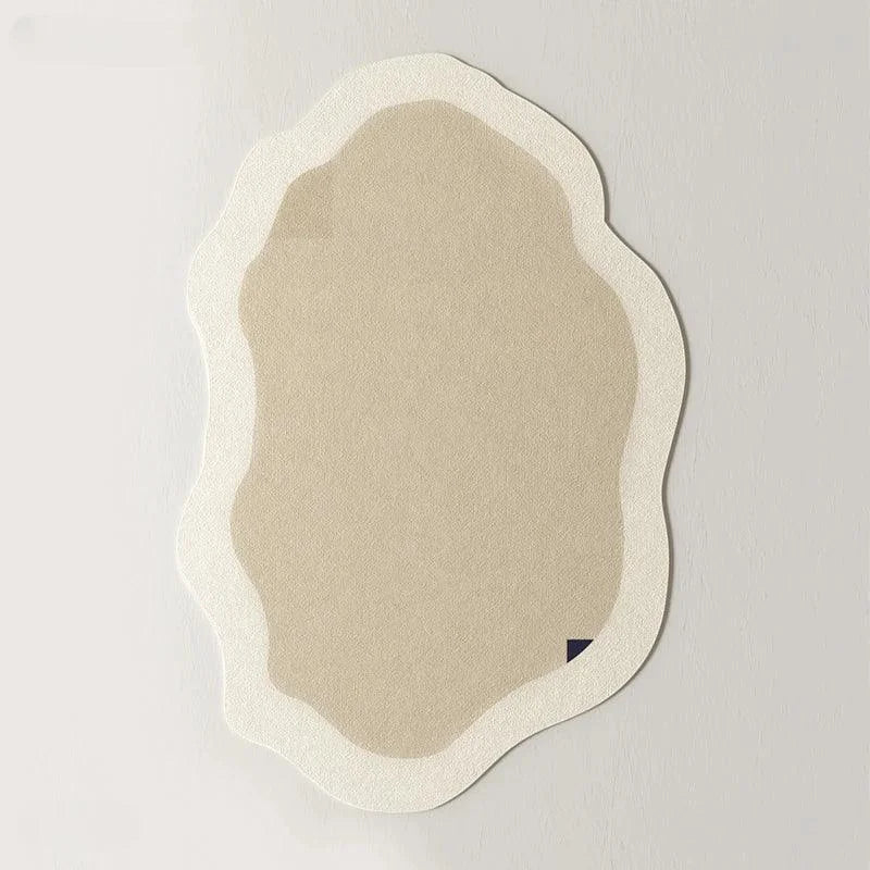 Irregular Geometric Non-Slip Area Rug for Living Room and Bedroom by Monzzi