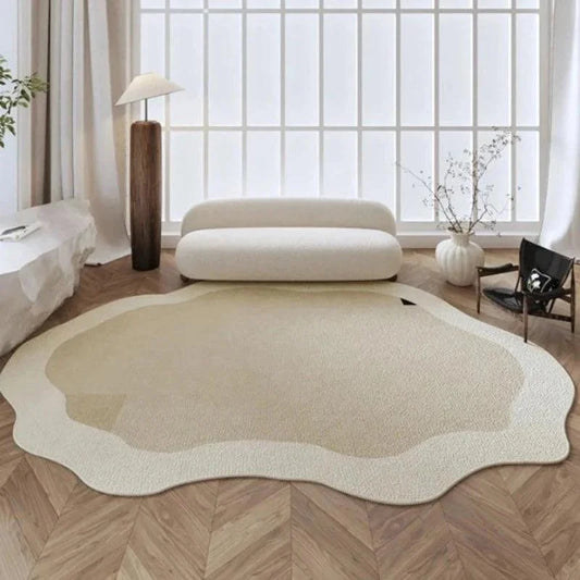 Irregular Geometric Non-Slip Area Rug for Living Room and Bedroom by Monzzi