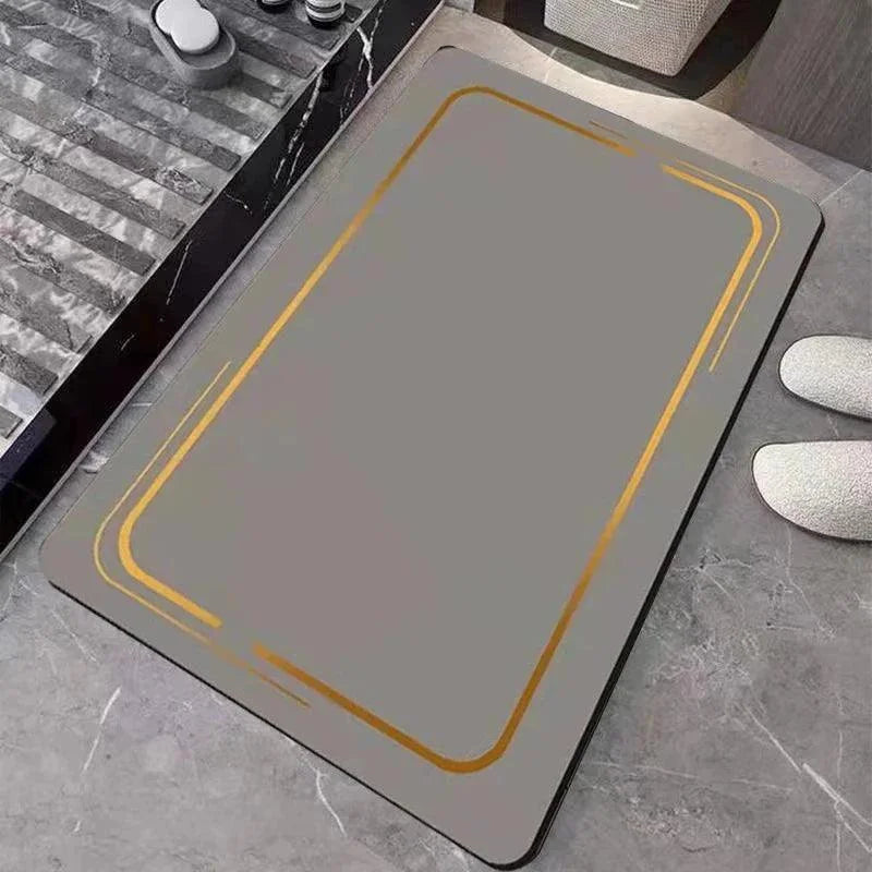 Contemporary Non-Slip Absorbent Bathroom Rug by Monzzi