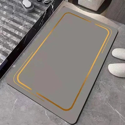 Contemporary Non-Slip Absorbent Bathroom Rug by Monzzi