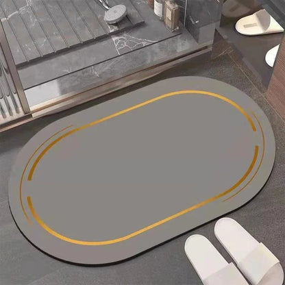 Contemporary Non-Slip Absorbent Bathroom Rug by Monzzi