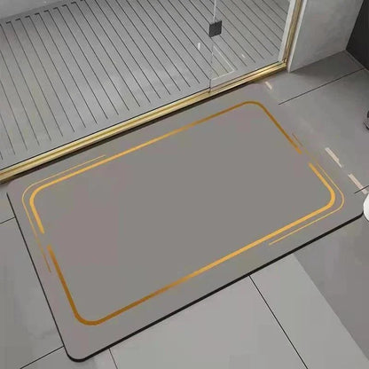 Contemporary Non-Slip Absorbent Bathroom Rug by Monzzi