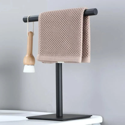 Monzzi Countertop Stainless Steel Towel Holder with Rubber Base