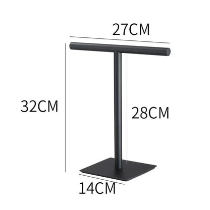 Monzzi Countertop Stainless Steel Towel Holder with Rubber Base