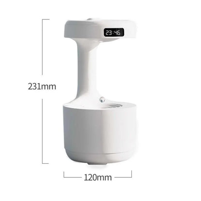 Anti-Gravity Ultrasonic Humidifier for Monzzi Environments