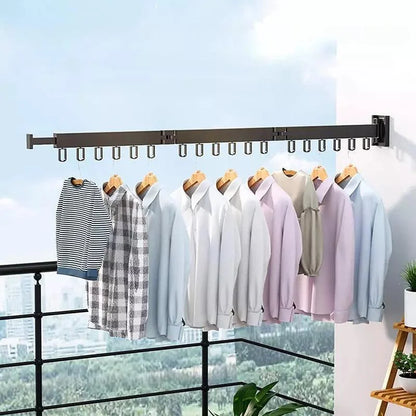 Monzzi Retractable Aluminum Clothesline for Wall Mounts - Supports Up to 25kg