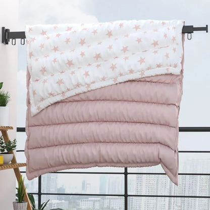 Monzzi Retractable Aluminum Clothesline for Wall Mounts - Supports Up to 25kg