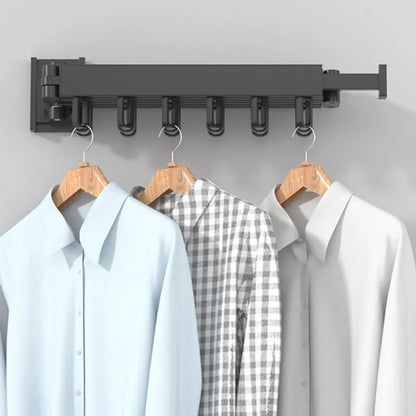 Monzzi Retractable Aluminum Clothesline for Wall Supports up to 25kg