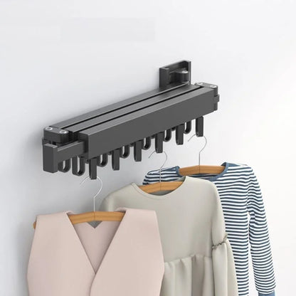 Monzzi Retractable Aluminum Clothesline for Wall Mounts - Supports Up to 25kg