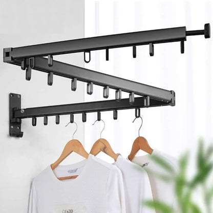 Monzzi Retractable Aluminum Clothesline for Wall Mounts - Supports Up to 25kg