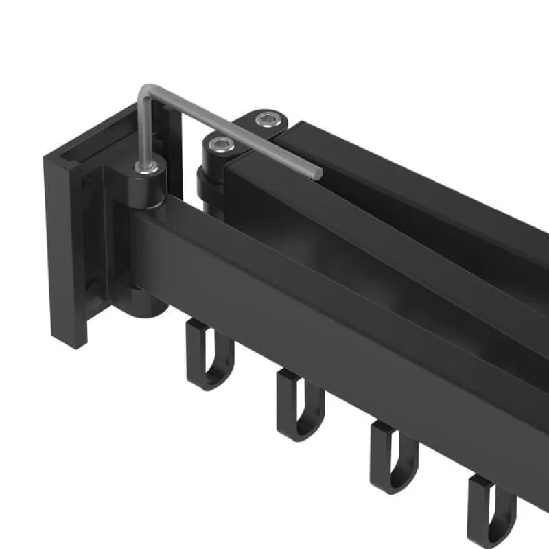 Monzzi Retractable Aluminum Clothesline for Wall Mounts - Supports Up to 25kg