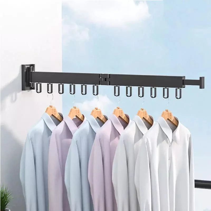Monzzi Retractable Aluminum Clothesline for Wall Mounts - Supports Up to 25kg