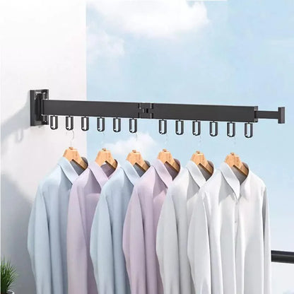 Monzzi Retractable Aluminum Clothesline for Wall Mounts - Supports Up to 25kg