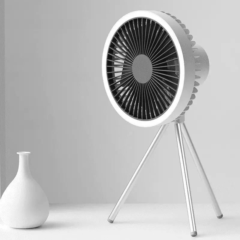 Monzzi Home Rechargeable Black Portable Fan with 3 Speed Settings